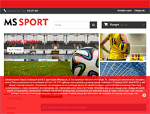 Tablet Screenshot of ms-sport.pl